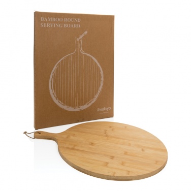 Logotrade promotional merchandise image of: Ukiyo bamboo round serving board