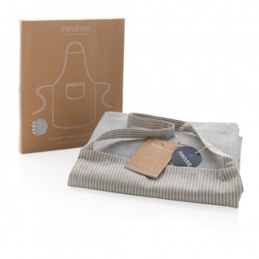 Logo trade corporate gifts image of: Ukiyo Aware™ 280gr rcotton deluxe apron