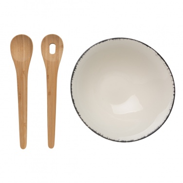 Logotrade promotional item image of: Ukiyo salad bowl with bamboo salad server