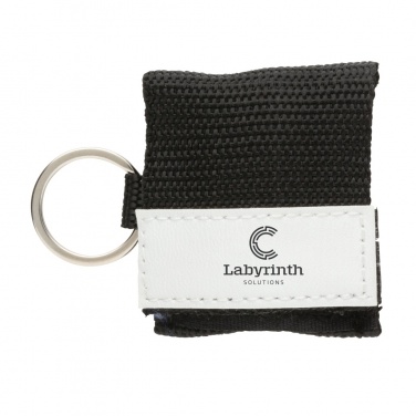 Logo trade promotional merchandise picture of: Keychain CPR mask