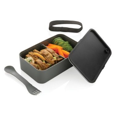 Logotrade advertising products photo of: GRS recycled PP lunch box with spork