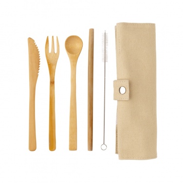 Logotrade corporate gifts photo of: Reusable bamboo travel cutlery set