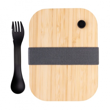 Logotrade promotional giveaway picture of: Glass lunchbox with bamboo lid