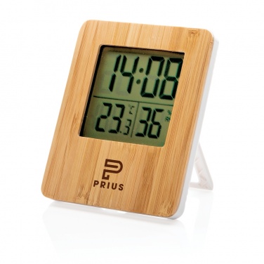 Logotrade promotional products photo of: Bamboo weather station