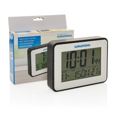 Logo trade advertising products image of: Grundig weatherstation alarm and calendar