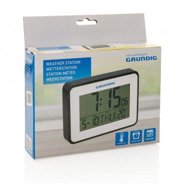 Logotrade promotional products photo of: Grundig weatherstation alarm and calendar