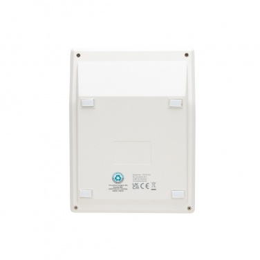 Logo trade promotional giveaway photo of: Utah RCS recycled plastic and  bamboo calculator