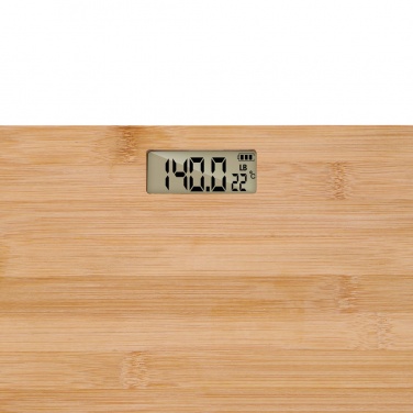 Logotrade corporate gift image of: Grundig Bamboo Digital Body Scale