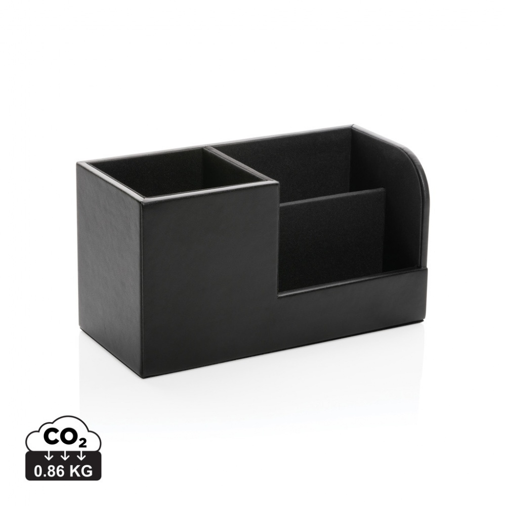 Logo trade promotional item photo of: Swiss Peak RCS recycled PU Desk organiser
