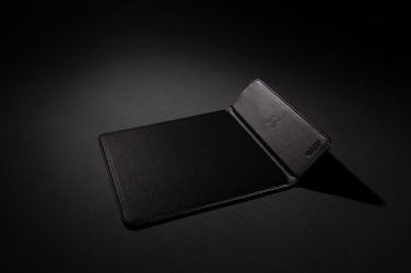 Logo trade advertising product photo of: Swiss Peak RCS recycled PU 10W wireless charging mousepad