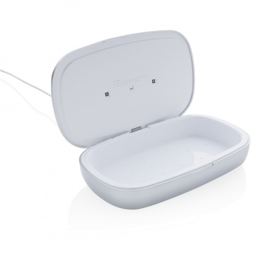 Logo trade advertising product photo of: Rena UV-C steriliser box with 5W wireless charger