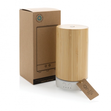 Logotrade promotional merchandise image of: RCS recycled plastic and bamboo aroma diffuser