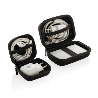 Logo trade promotional merchandise image of: Boost RCS reycled PET 20W type C 2 pcs charging set