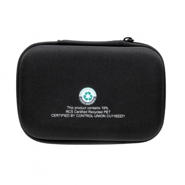 Logo trade corporate gifts image of: Surge RCS recyled PET 20W type C 3 pcs charging set