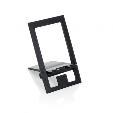 Logo trade promotional gift photo of: SnapStand RCS recycled plastic foldable phone stand