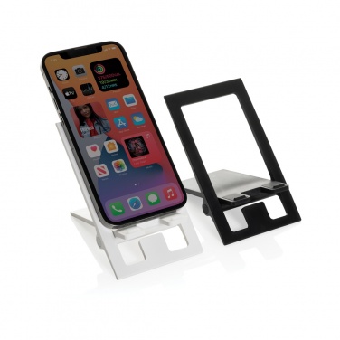 Logo trade promotional giveaways image of: SnapStand RCS recycled plastic foldable phone stand