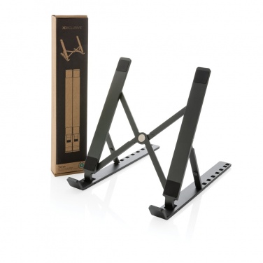 Logo trade promotional gift photo of: Terra RCS recycled aluminium universal laptop/tablet stand