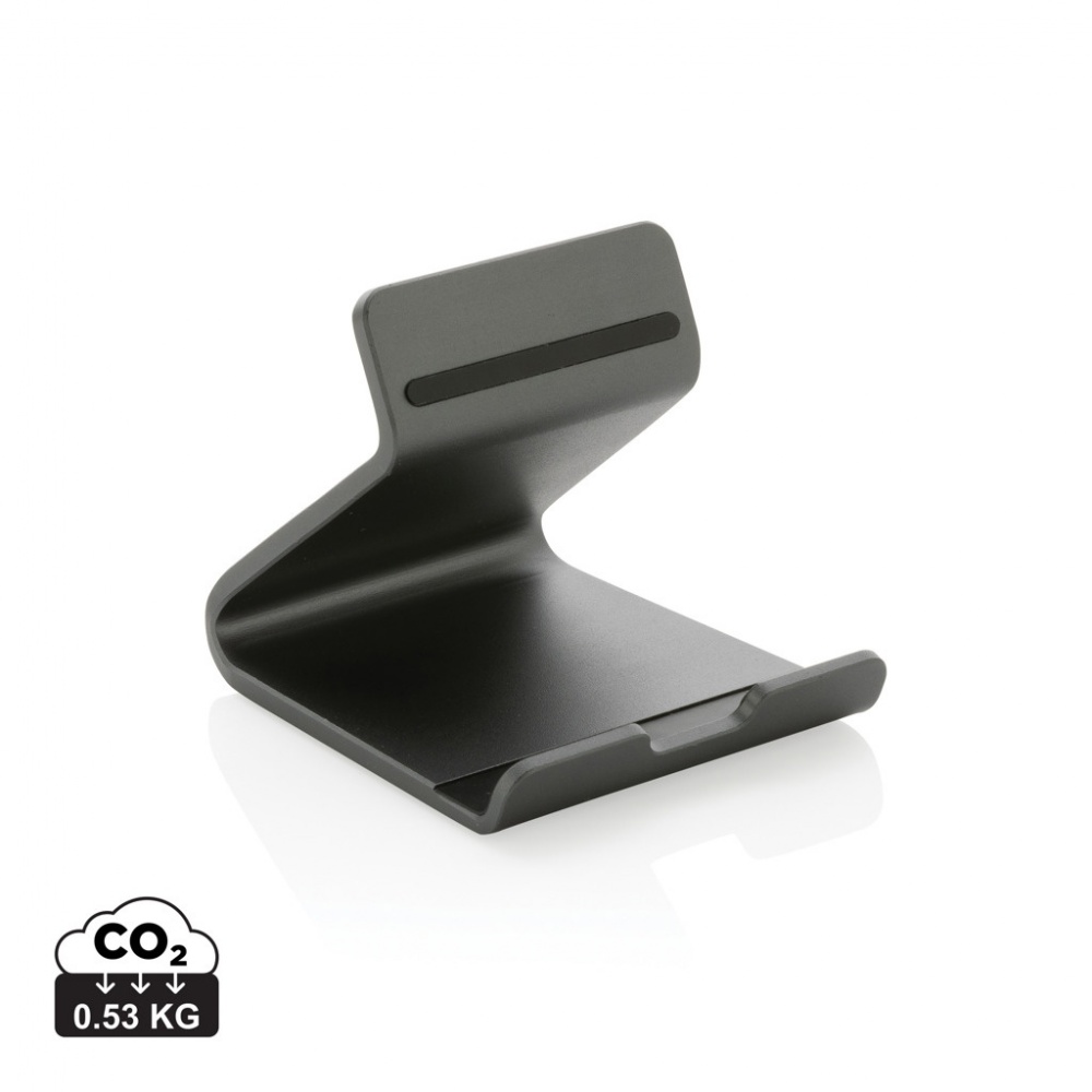 Logo trade corporate gifts picture of: Terra RCS recycled aluminium tablet & phone stand
