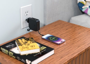 Logo trade promotional giveaway photo of: Urban Vitamin Saratoga 5 in 1 universal charger