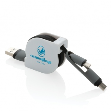 Logotrade promotional gifts photo of: 3-in-1 retractable cable