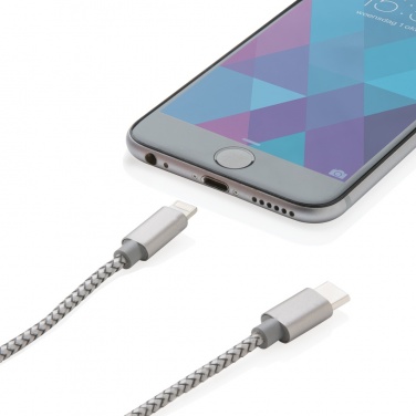 Logo trade promotional giveaway photo of: 3-in-1 braided cable