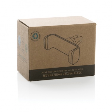 Logo trade advertising products picture of: Acar RCS recycled plastic 360 degree car phone holder