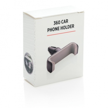 Logo trade corporate gifts image of: 360 car phone holder