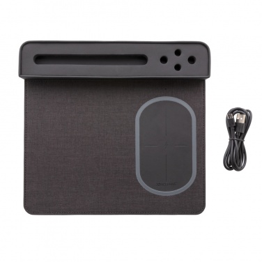 Logotrade corporate gift picture of: Air mousepad with 5W wireless charging and USB