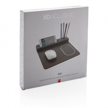 Logotrade advertising product image of: Air mousepad with 5W wireless charging and USB