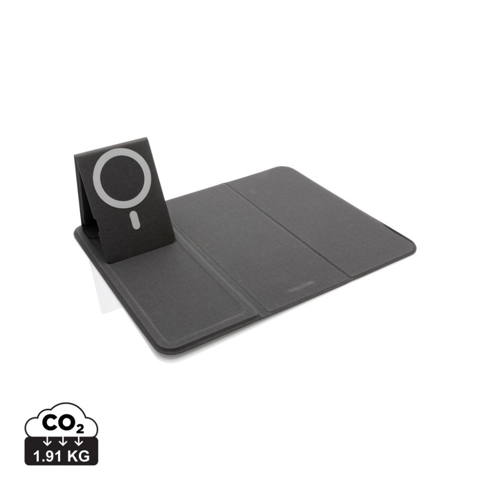 Logotrade corporate gift image of: Artic Magnetic 10W wireless charging phonestand