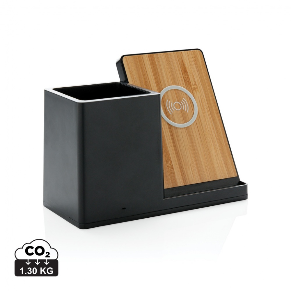 Logo trade promotional items image of: Ontario RCS recycled plastic 10W wireless charger