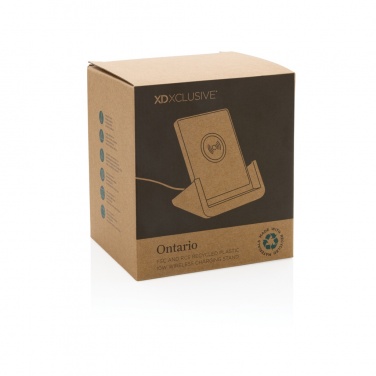 Logotrade promotional merchandise picture of: Ontario  RCS recycled plastic 10W stand