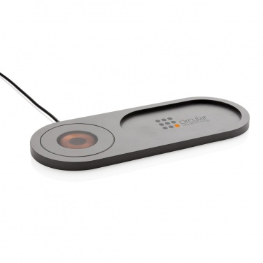 Logotrade promotional product picture of: Encore 10W wireless charging valet tray