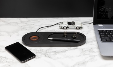 Logotrade advertising products photo of: Encore 10W wireless charging valet tray