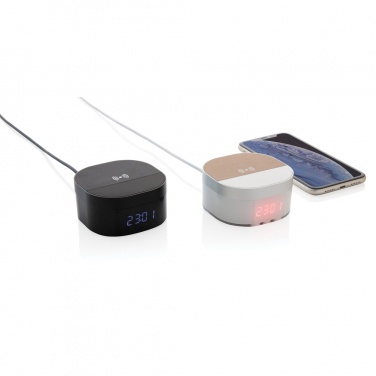 Logotrade advertising product image of: Aria 5W Wireless Charging Digital Clock