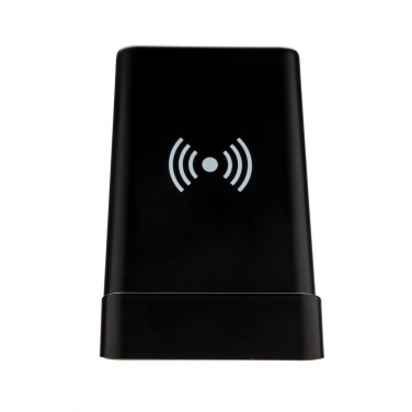 Logo trade promotional items picture of: Light up logo 5W wireless charging pen holder