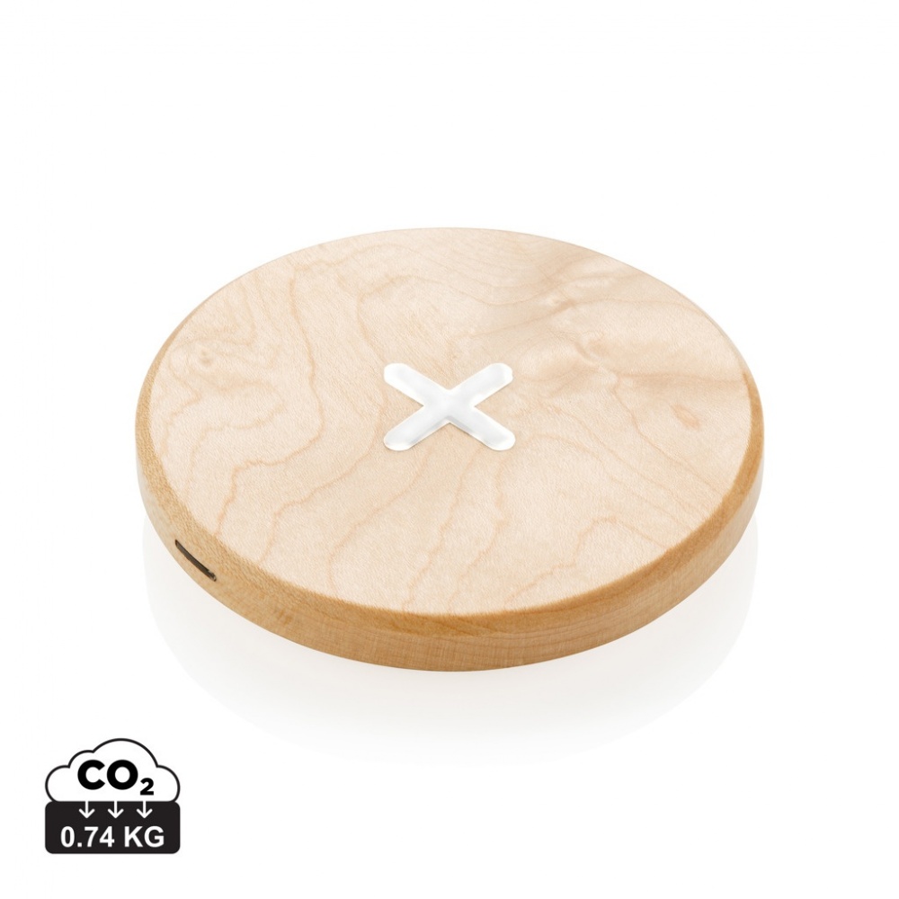 Logotrade promotional giveaway image of: 5W wood wireless charger