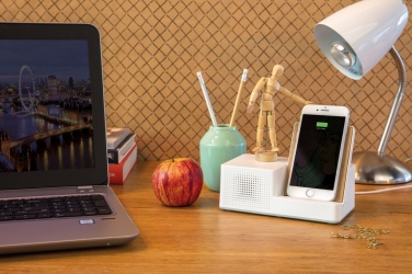 Logotrade promotional giveaway picture of: Ontario 5W wireless charger with speaker