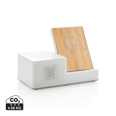 Logotrade promotional product image of: Ontario 5W wireless charger with speaker
