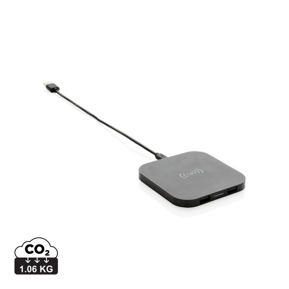 Logo trade promotional merchandise picture of: Wireless 5W charging pad