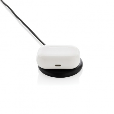 Logo trade promotional merchandise image of: Magnapad 15W RCS rplastic magnetic 3 in 1 charging pad