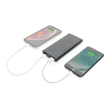 Logo trade business gifts image of: Aluminium 18W 10.000 mAh PD Powerbank