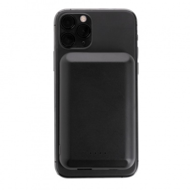 Logo trade promotional giveaways picture of: Magnetic 5.000 mAh 5W wireless powerbank