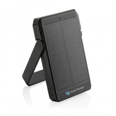 Logotrade corporate gift picture of: Skywave RCS rplastic solar powerbank 5000 mAh 10W wireless