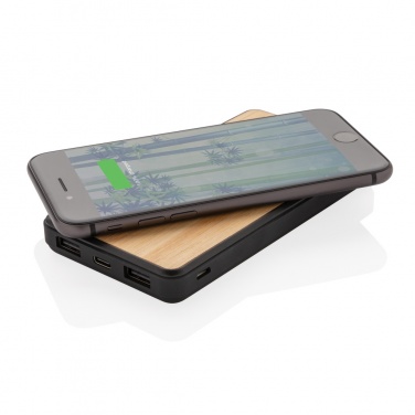 Logotrade promotional giveaway picture of: RCS recycled plastic 8000 mAh Wireless Powerbank