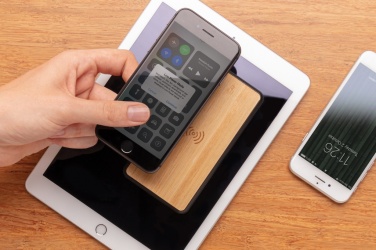 Logotrade promotional merchandise picture of: RCS recycled plastic 8000 mAh Wireless Powerbank