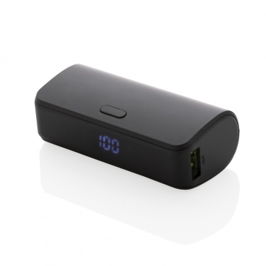 Logo trade promotional items image of: FlashCharge RCS rplastic 5000 mah fast charge powerbank