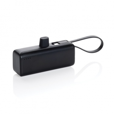 Logotrade promotional item picture of: Powerlink RCS rplastic 3000 mAh powerbank iOS connector