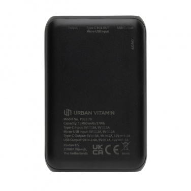 Logotrade corporate gift image of: Urban Vitamin Alameda 10.000 mAh 18W PD powerbank