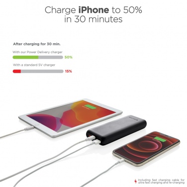 Logotrade promotional merchandise photo of: Urban Vitamin Pasadena 20.000 mAh 18W PD powerbank